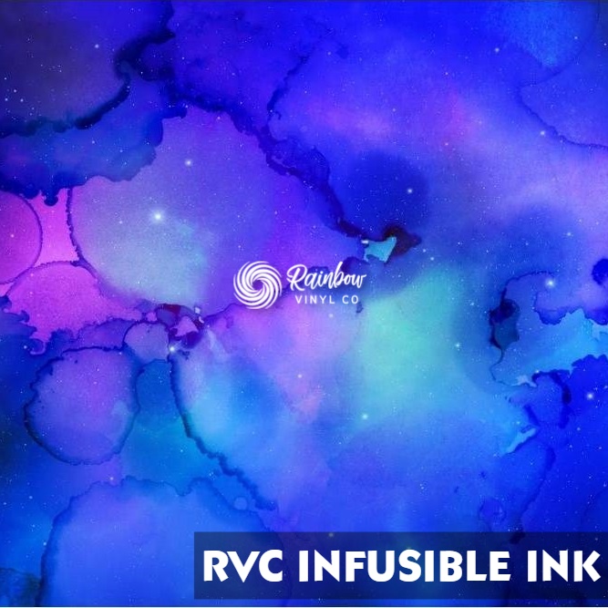 RVC Infusible Ink Sheets – Watercolour Blue - Rainbow Vinyl Co