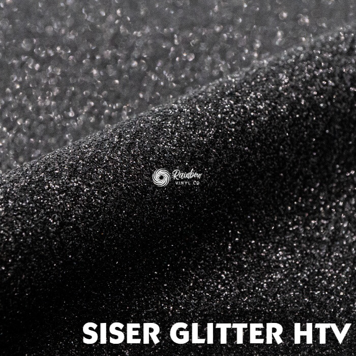 SISER GLITTER HEAT TRANSFER VINYL | 12 inch x 12 inch | 150tees