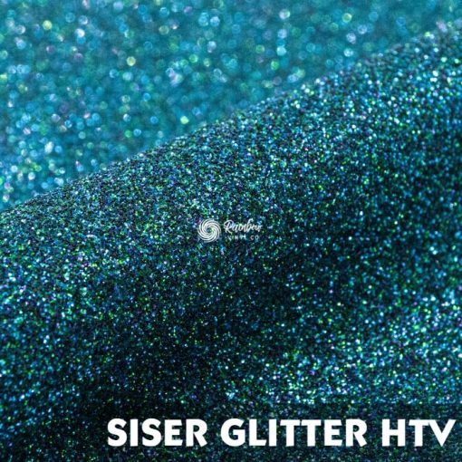 Siser Moda Glitter 2 Htv Lagoon Rainbow Vinyl Co